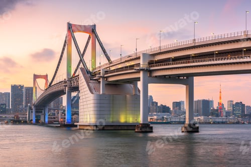 Preview: Tokyo, Japan with Rainbow Bridge