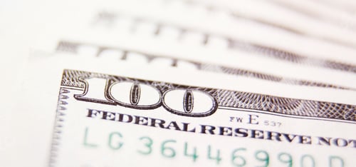 Preview: Macro Shot of Stacked One Hundred Dollar Bills