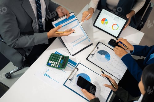 Preview: Business team working and update tasks with milestones progress planning