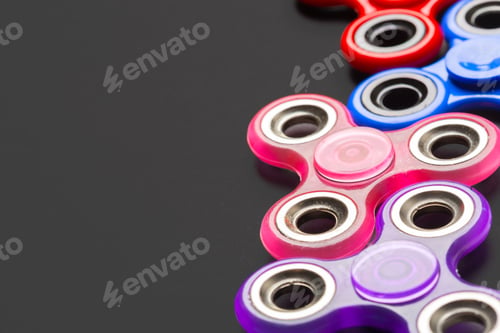 Preview: spinner stress relieving toy isolated