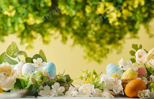 Preview: Spring Easter holiday background