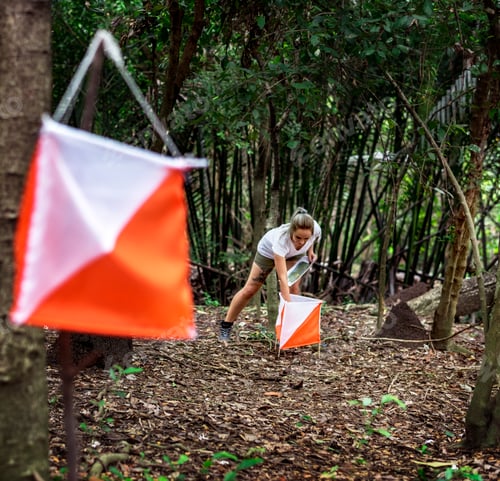 Preview: Outdoor orienteering check point activity