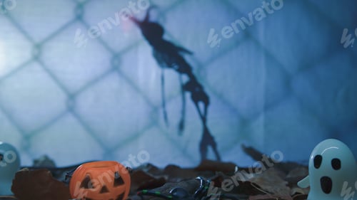 Preview: Skeleton Shadow Walking For Halloween