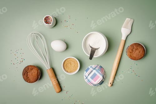Preview: Baking or cooking background.