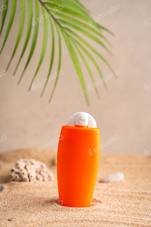 Preview: Sunblock or sunscreen in cosmetic tube