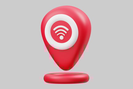 Preview: Wifi pin location sign