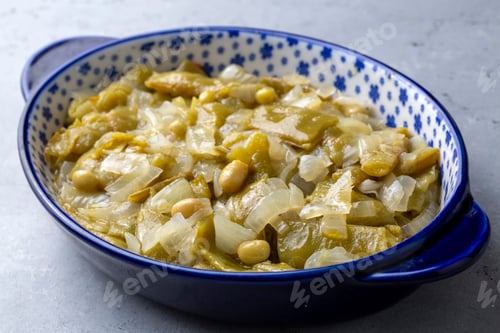 Preview: Bean pickle roast. (tursu kavurma) Turkish name; tursu kavurma or fasulye tursusu