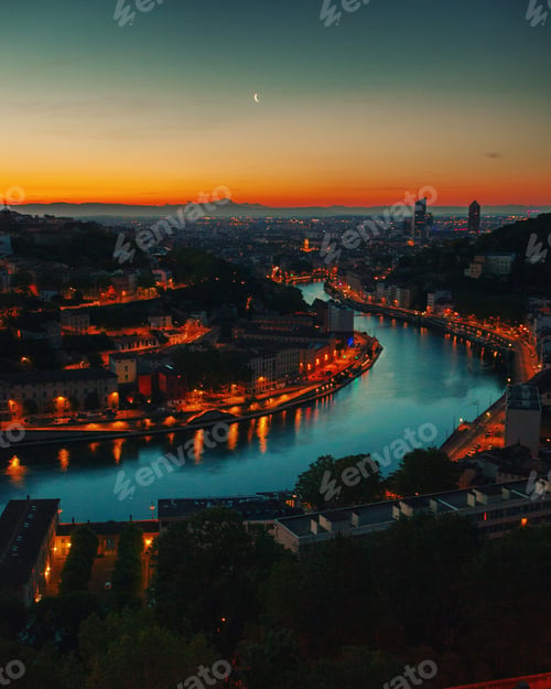Preview: First morning light lyon city