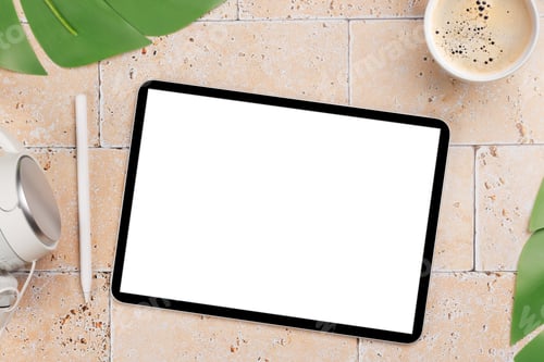 Preview: Tablet with blank screen