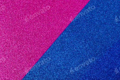 Preview: Pink and blue wrapping paper background with a metallic sheen. Double color blue pink shiny