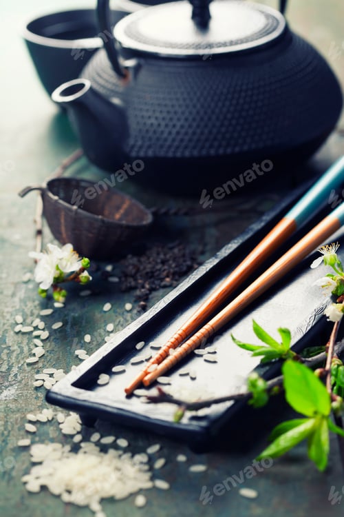 Preview: Chinese Tea Set and chopsticks