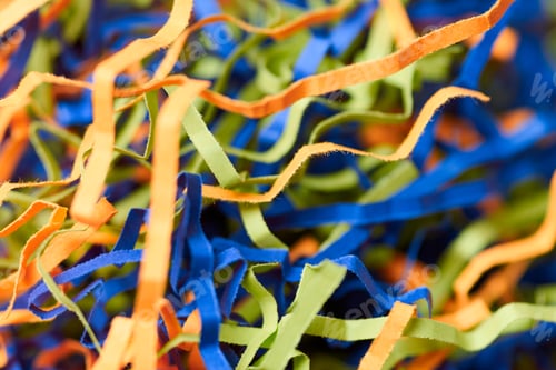 Preview: Colorful tinsel, party holiday background