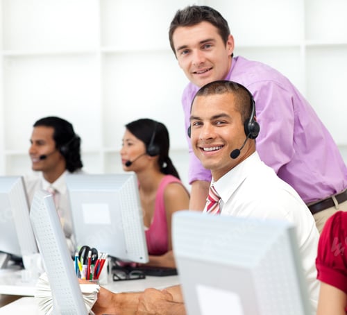 Preview: Assertive Manager Checking His Employee'S Work In The Office
