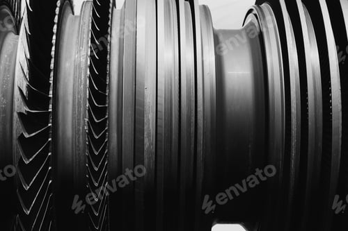 Preview: Turbine Blades, High Precision Advance Engineering. Large Fan blade Layers Steel Part Rotor