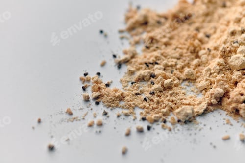 Visualização: Besouros de farinha em farinha de panificação