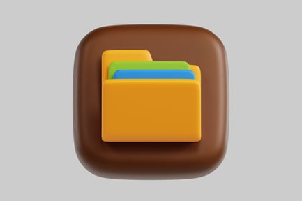 Preview: Colorful file folder icon