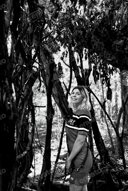 Preview: In the forest in black and white