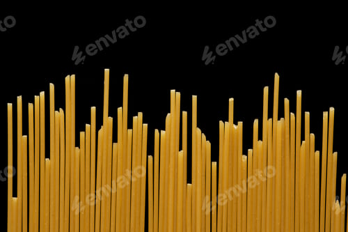 Preview: Food Background of Dry Spaghetti Pasta