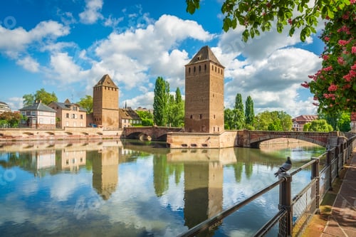 Preview: Les Ponts Couverts and Towers in Strasbourg, France