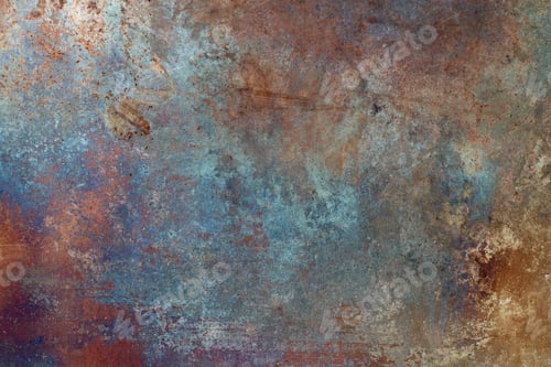 Preview: Rusty surface of the old dirty iron plate