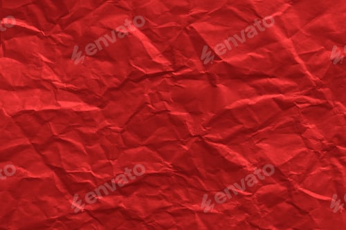 Preview: Red paper wrinkled texture background.