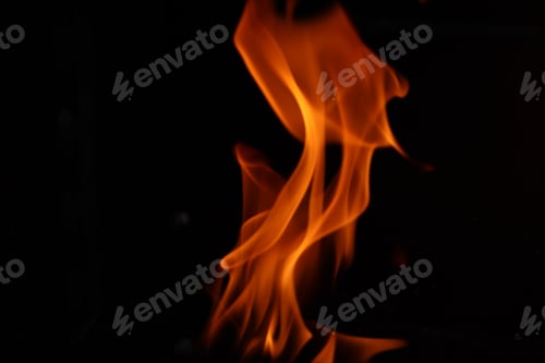 Preview: fire, flame, heat, red, background, bonfire, hell, danger, black, energy, warm, burn, yellow, orange