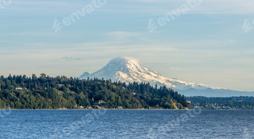 Preview: Snow Covers Stunning Mount Rainier In Washington State.