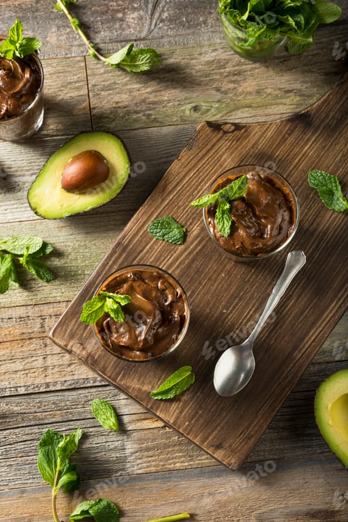 Preview: Organic Healthy Homemade Avocado Pudding