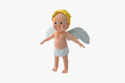 Preview: Winged figure with outstretched arms