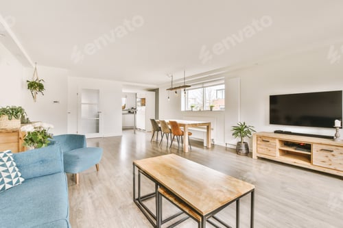 Preview: Comfortable Home Interior with Modern Design Elements