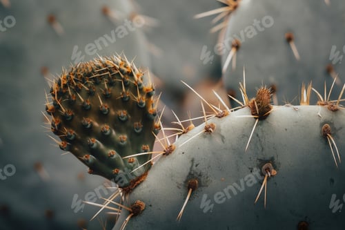 Preview: Cactus opuntia - prickly pear with baby pad