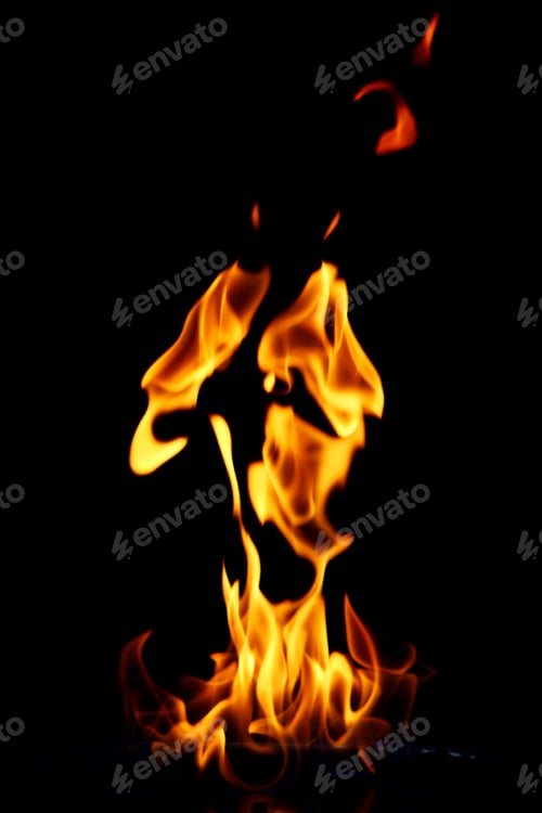 Preview: Glowing fire flame