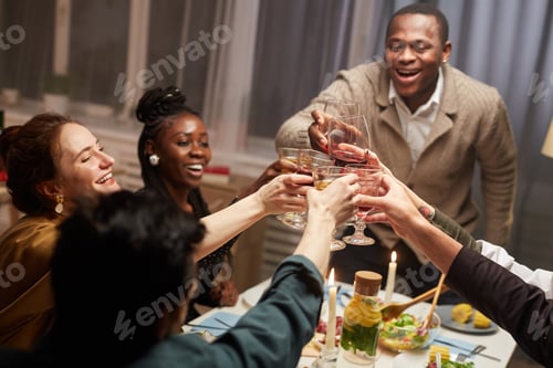 Preview: People toasting with wine