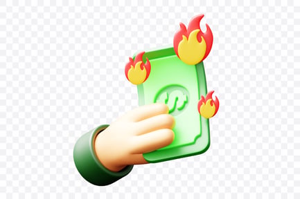Preview: 3D Burning Money