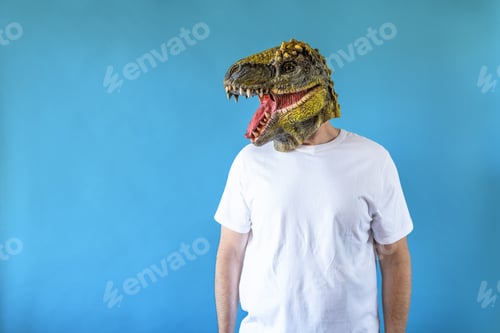 Preview: dinosaur-headed man