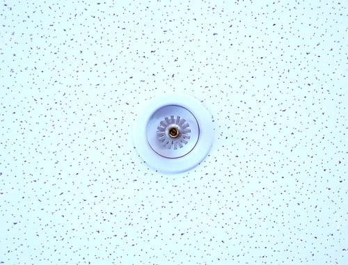 Preview: Fire sprinkler system on the ceiling