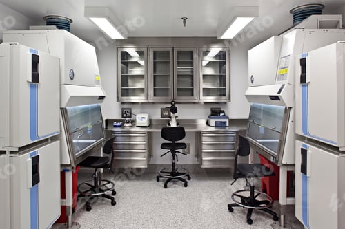 Preview: Science Lab Interior with Modern Research Equipment