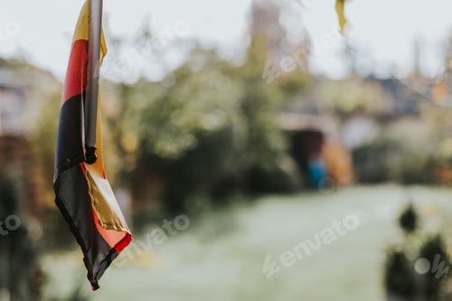 Preview: German flag in the garden