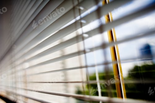 Preview: Close-up of window blinds