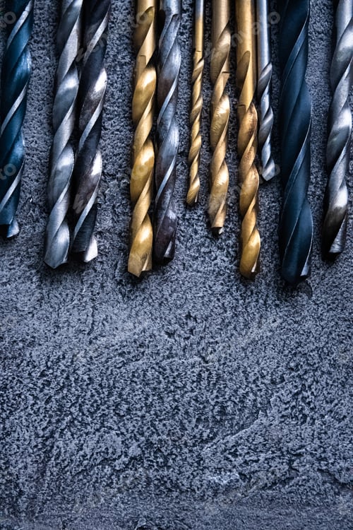 Preview: Different sizes drill bits
