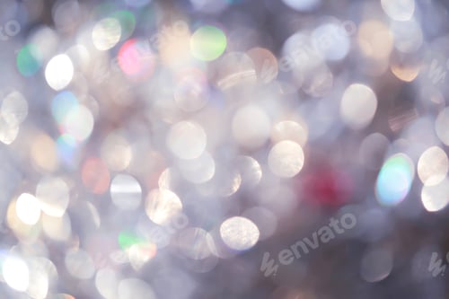 Preview: Shining Christmas abstract background with bokeh.