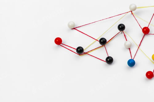 Preview: pins connected creating a network
