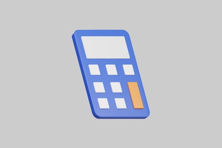 Preview: Simple Blue Calculator