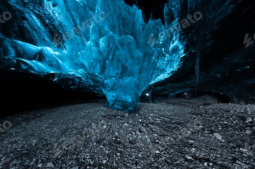 Preview: Inside a glacier ice cave in Iceland