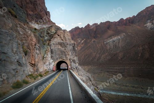 Preview: Tunnel on Ruta 7 the road between Chile and Argentina through Cordillera de Los Andes