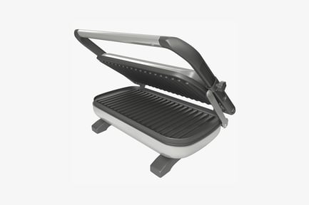 Preview: Electric grill with dual handles and control panel