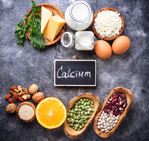 Preview: Set of food that is rich in calcium.
