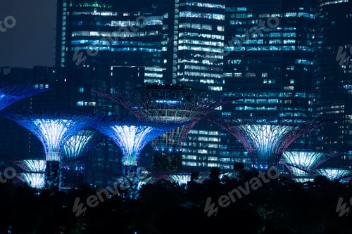 Preview: modern building in Marina Bay, Singapore city