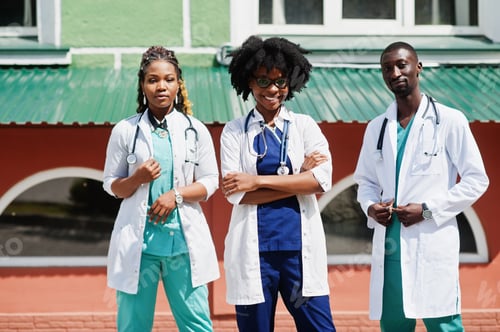 Preview: Group of african doctors