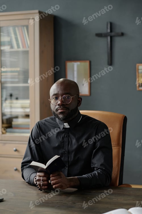 Preview: Portrait of Pastor with Bible